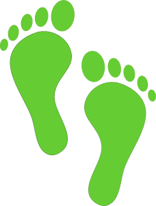 duurzaam voetafdruk