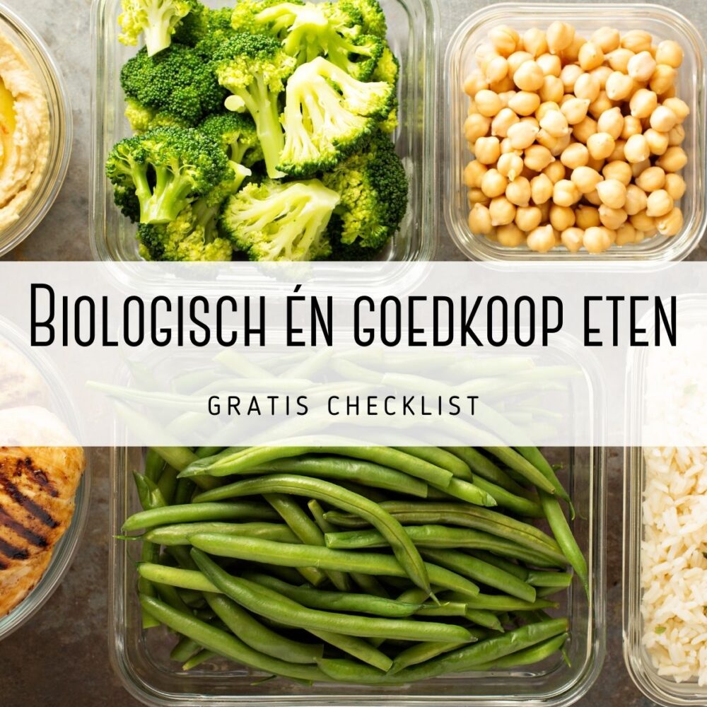 Biologisch én goedkoop eten (10 x 10.5 cm)