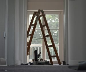trap in een klushuis
